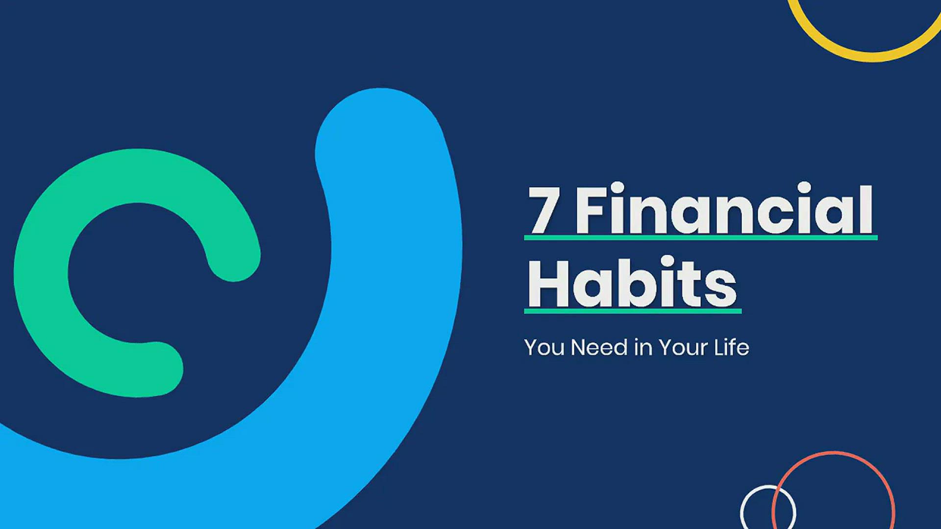 'Video thumbnail for 7 Financial Habits You Need in Your Life'