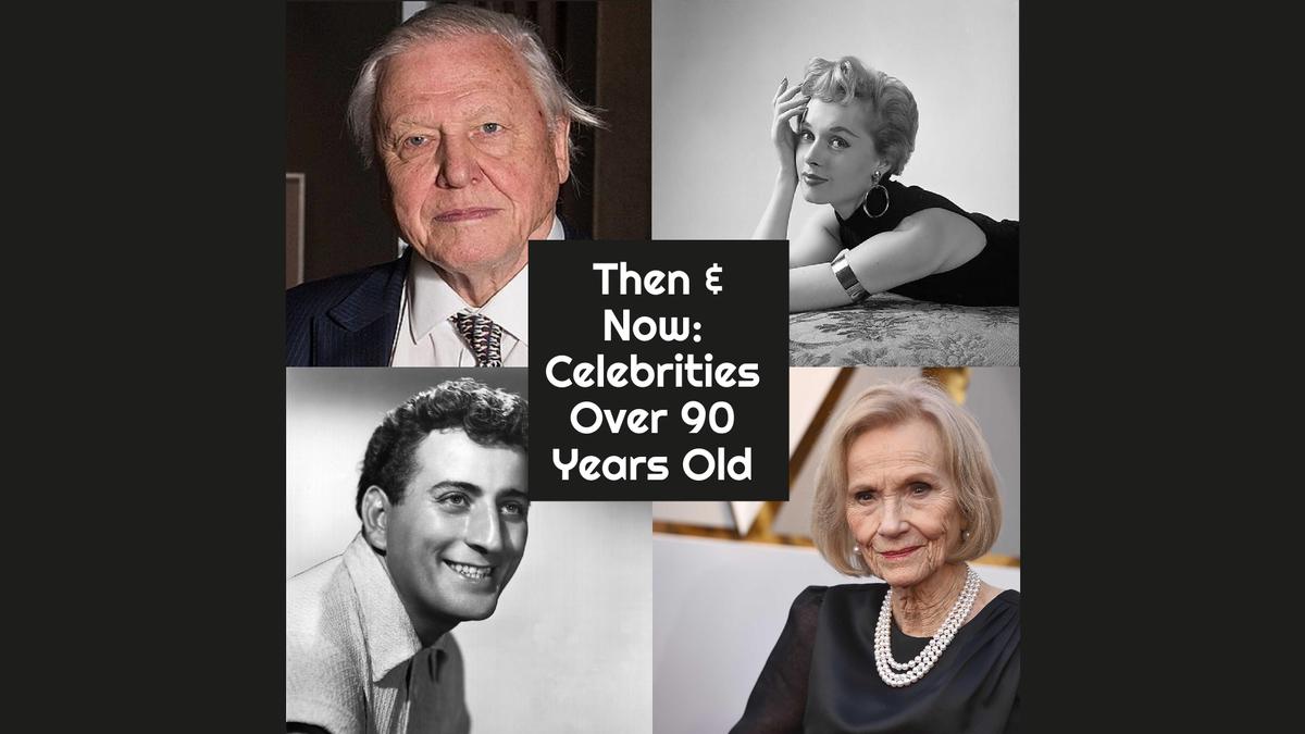 'Video thumbnail for Then & Now_ Celebrities Over 90 Years Old'