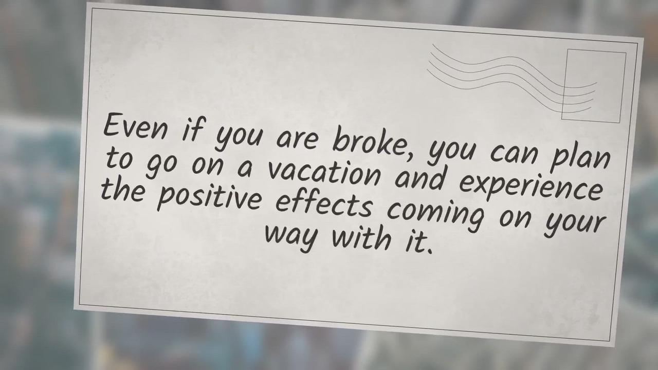 'Video thumbnail for How to go on vacation when you’re broke'