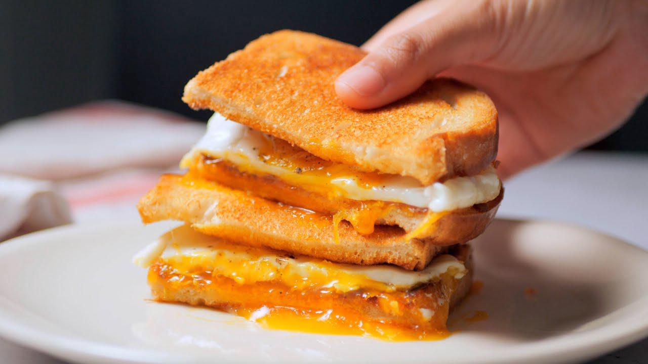 'Video thumbnail for 5 Minute Fried Egg Sandwich'