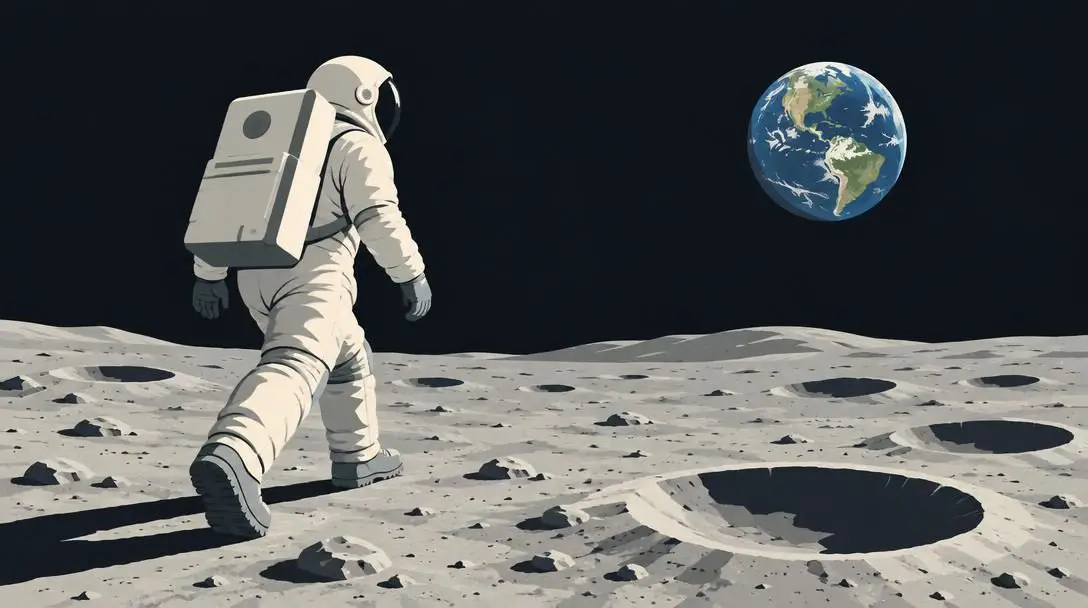 First moon landing