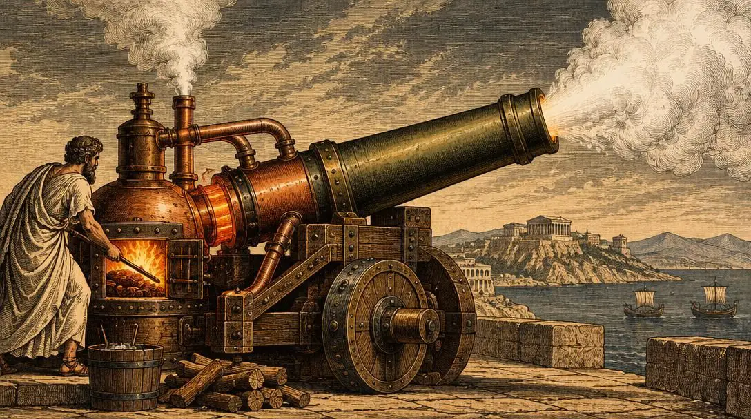 The Archimedes Steam Cannon