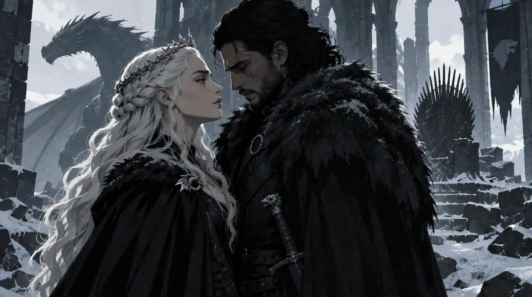 Jon Snow and Daenerys Targaryen