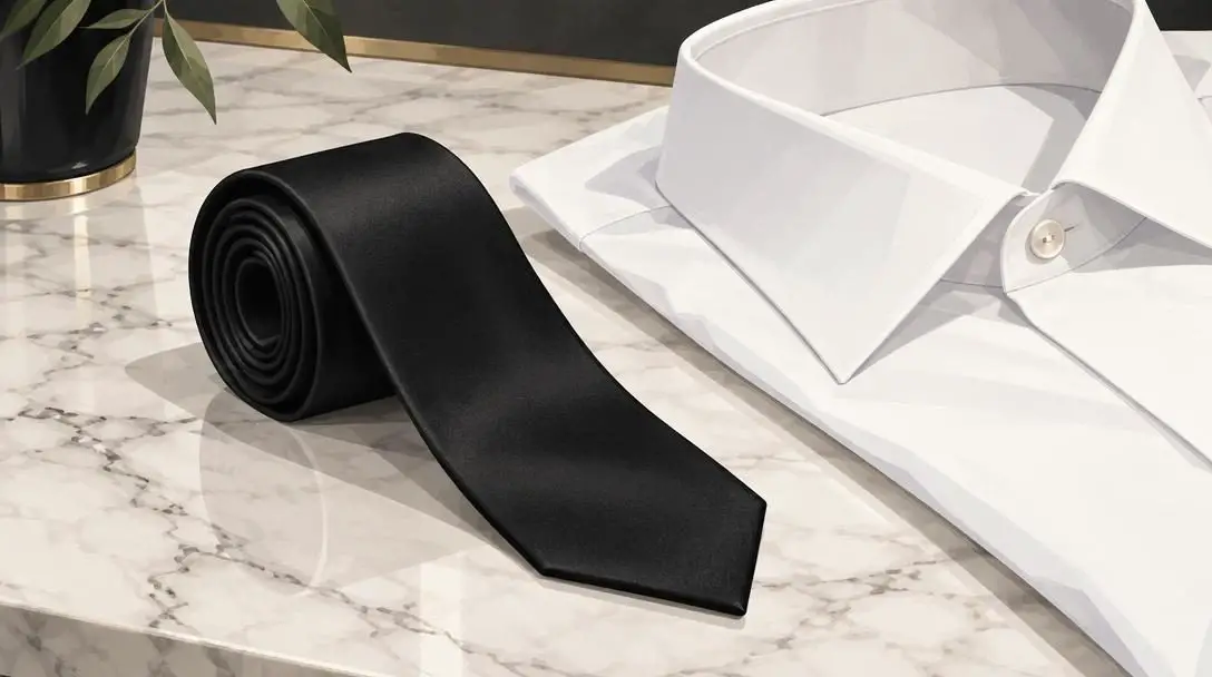Thin necktie