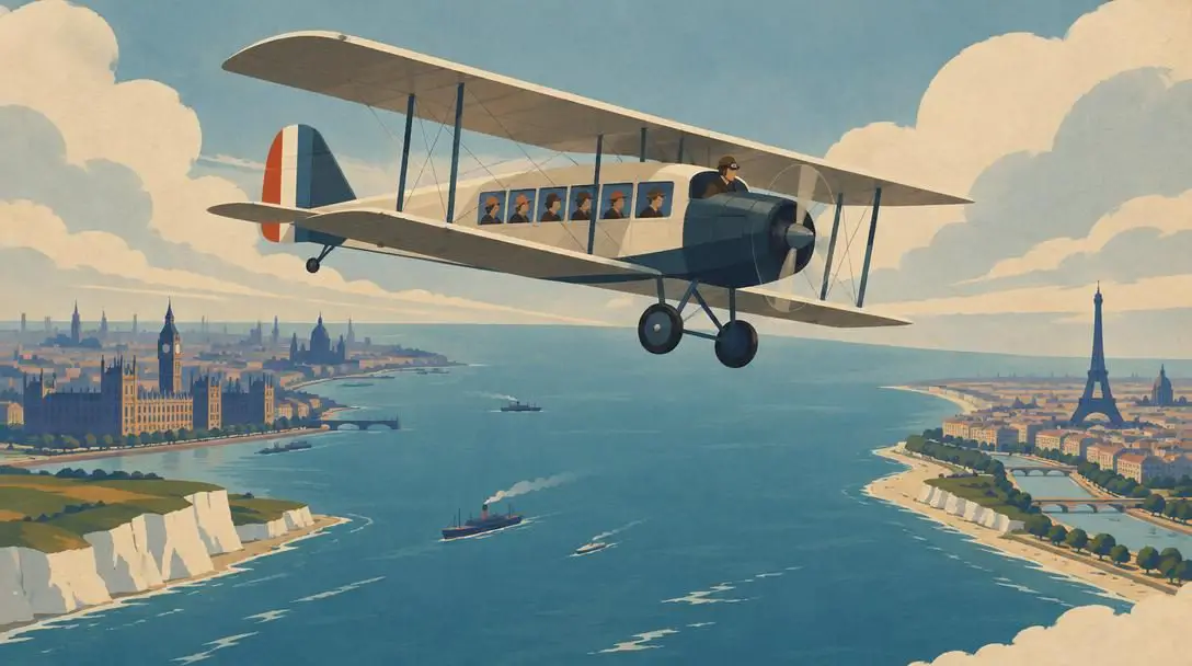 The London-to-Paris Commercial Air Corridor