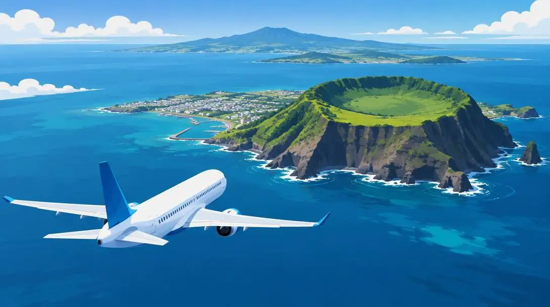 The Seoul Gimpo to Jeju Island Air Route