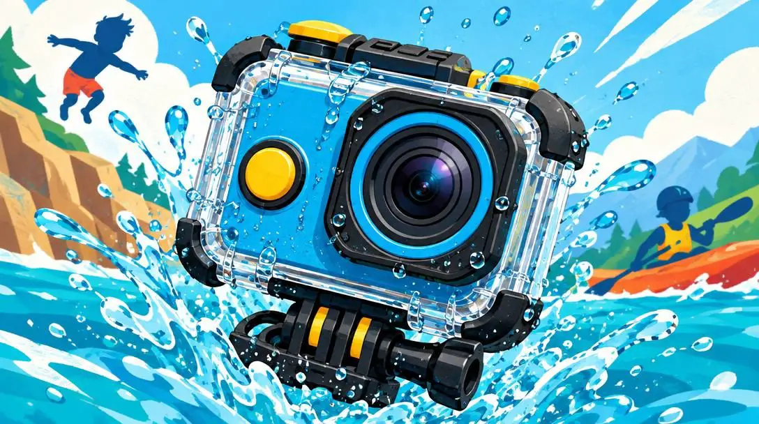 GKTZ Kids Waterproof Camera