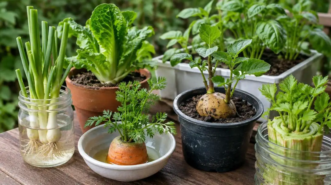 5 Vegetables You Can Grow from Scraps