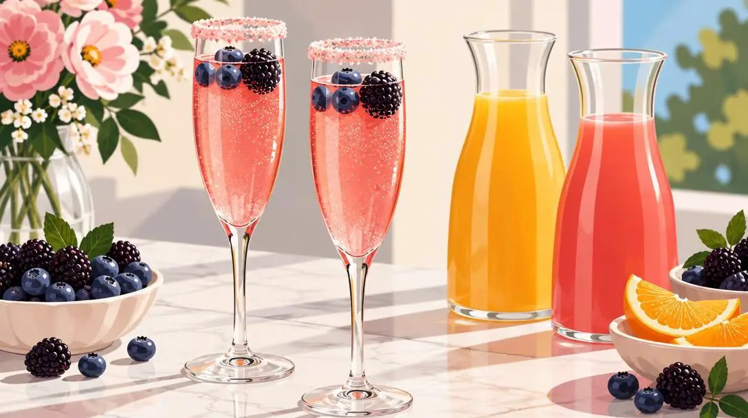 Fruit-Forward Mimosa Bar
