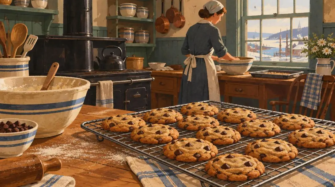 The Toll House chocolate chip cookie