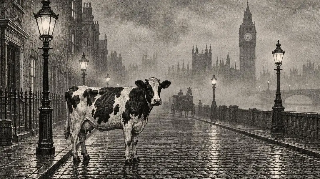 Cows on London Streets