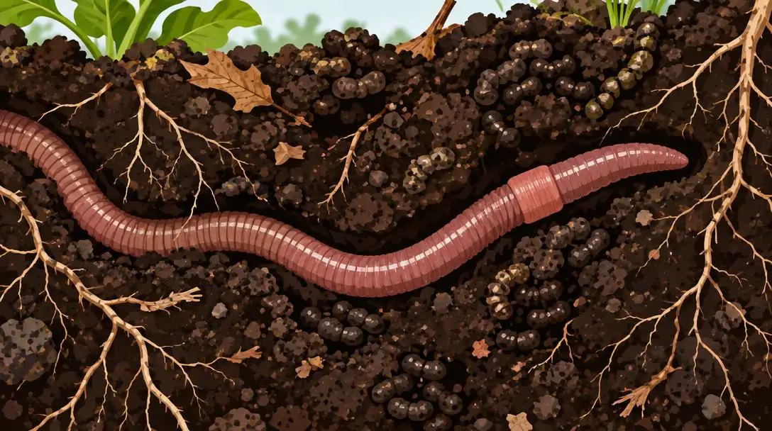 Common earthworm