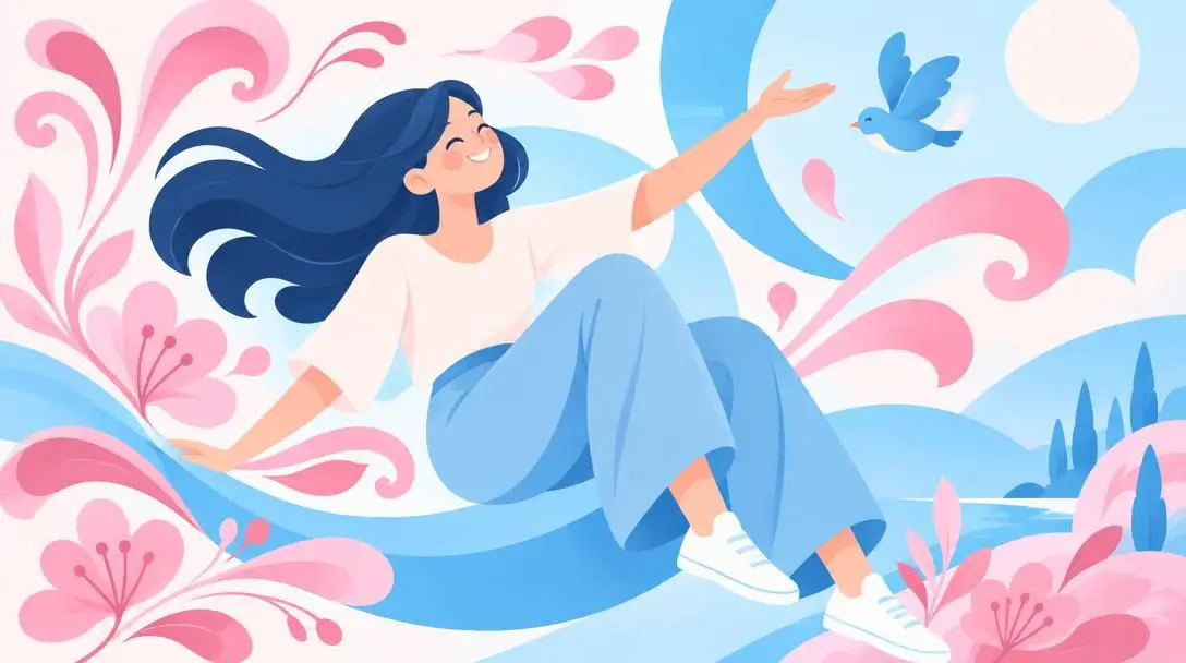 Pink and Blue