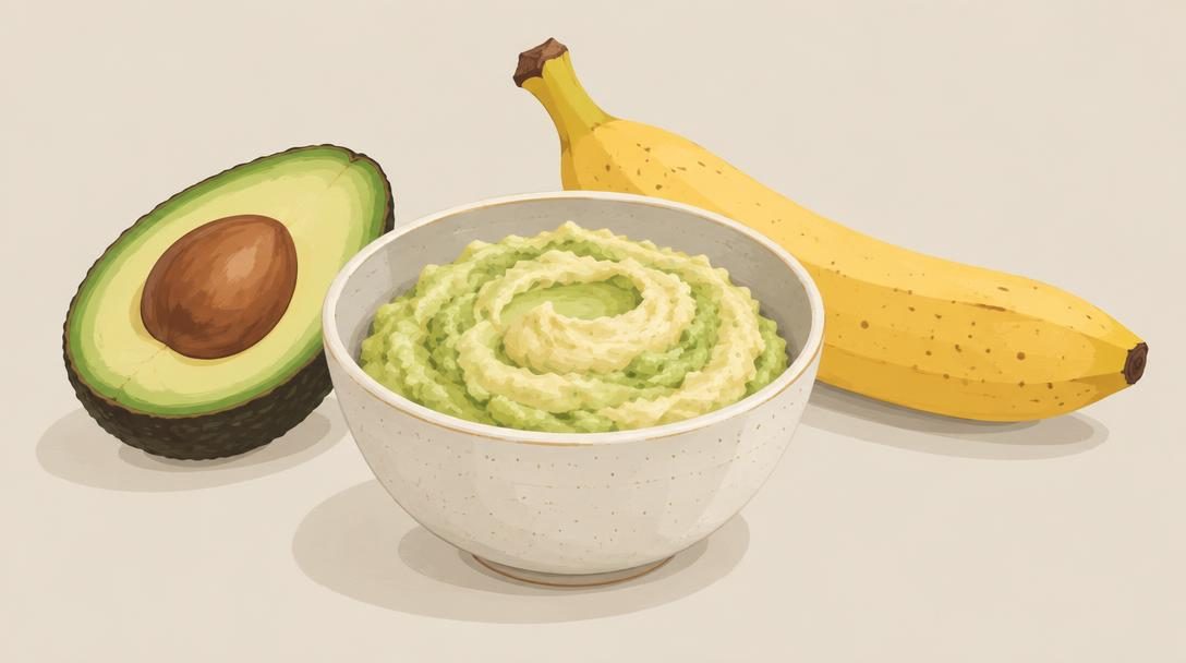 Banana and Avocado Mash