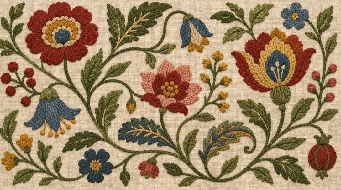 Crewel Embroidery