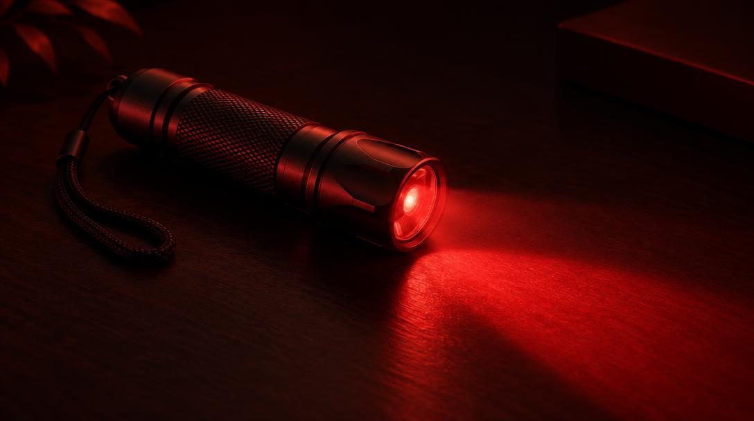 Red-Light Flashlight