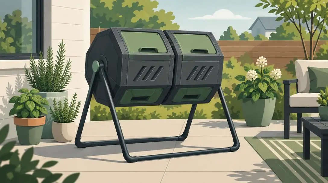 Rotating Compost Tumbler