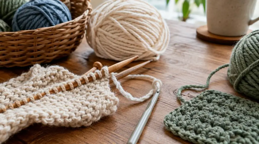 Knitting and Crocheting: A Beginner’s Guide to Creating Cozy Crafts