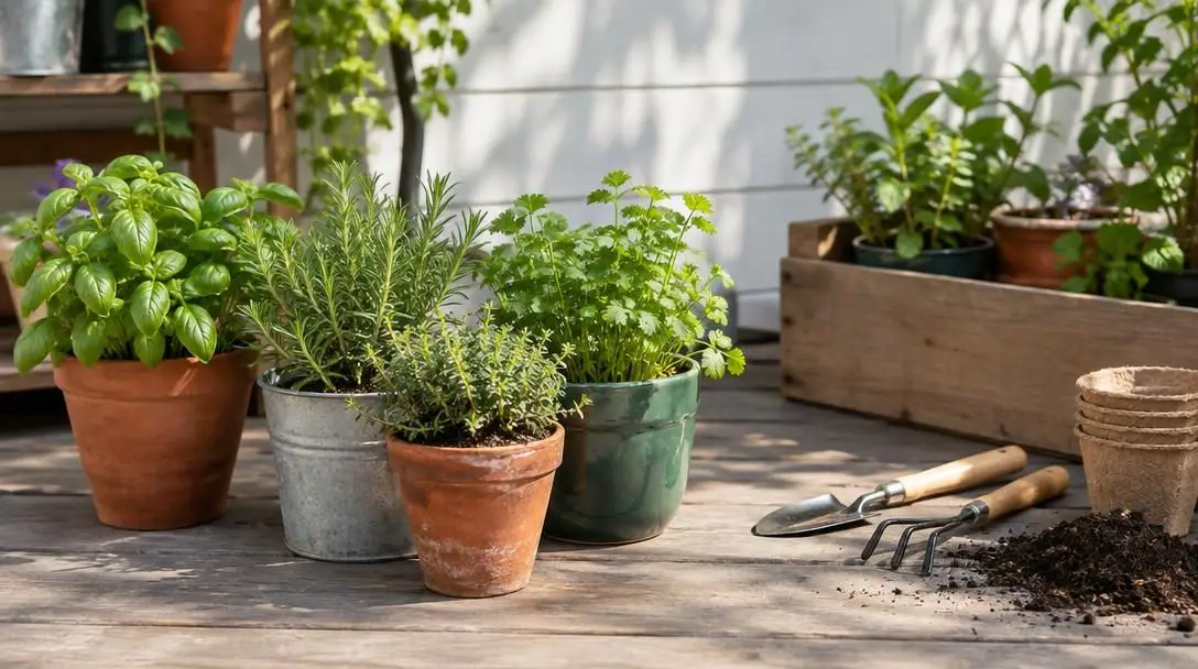 No-Waste Herb Gardening: 5 Tips to Grow Herbs in Small Containers
