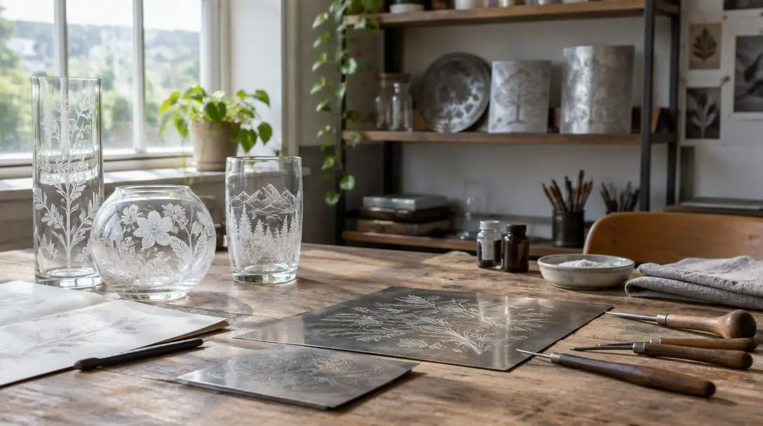 The Art of Etching: Creating Beautiful Designs on Glass and Metal