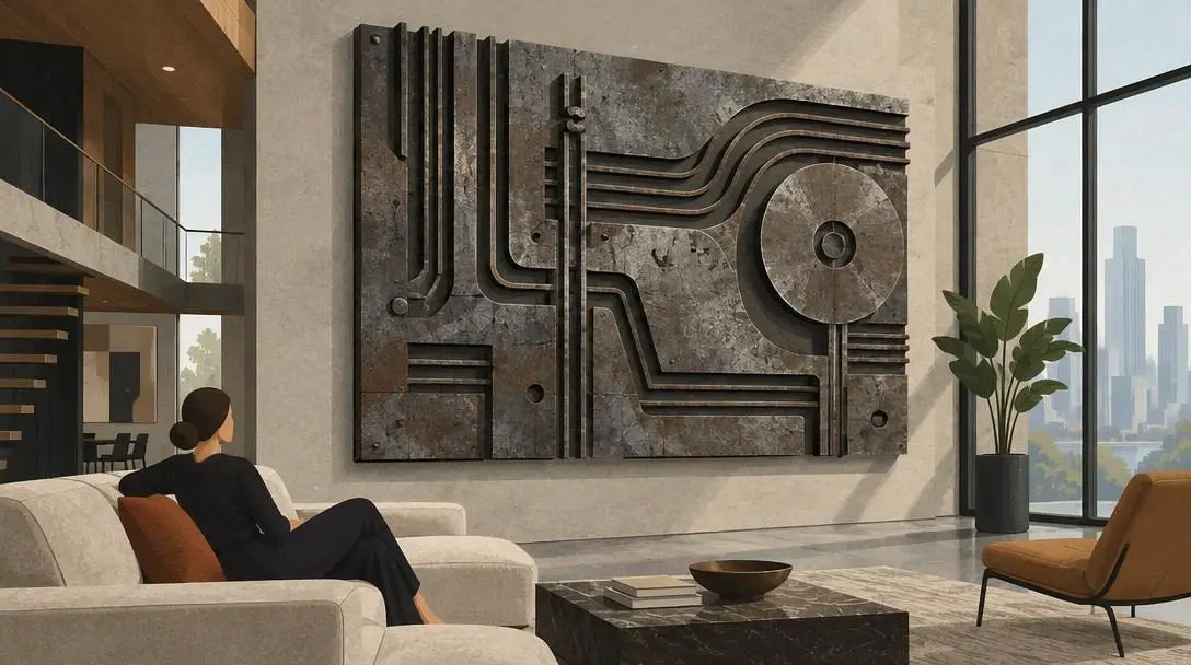Large-scale architectural metal sculptures