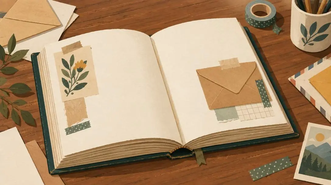 Discarded vintage books converted into scrapbooks and journals