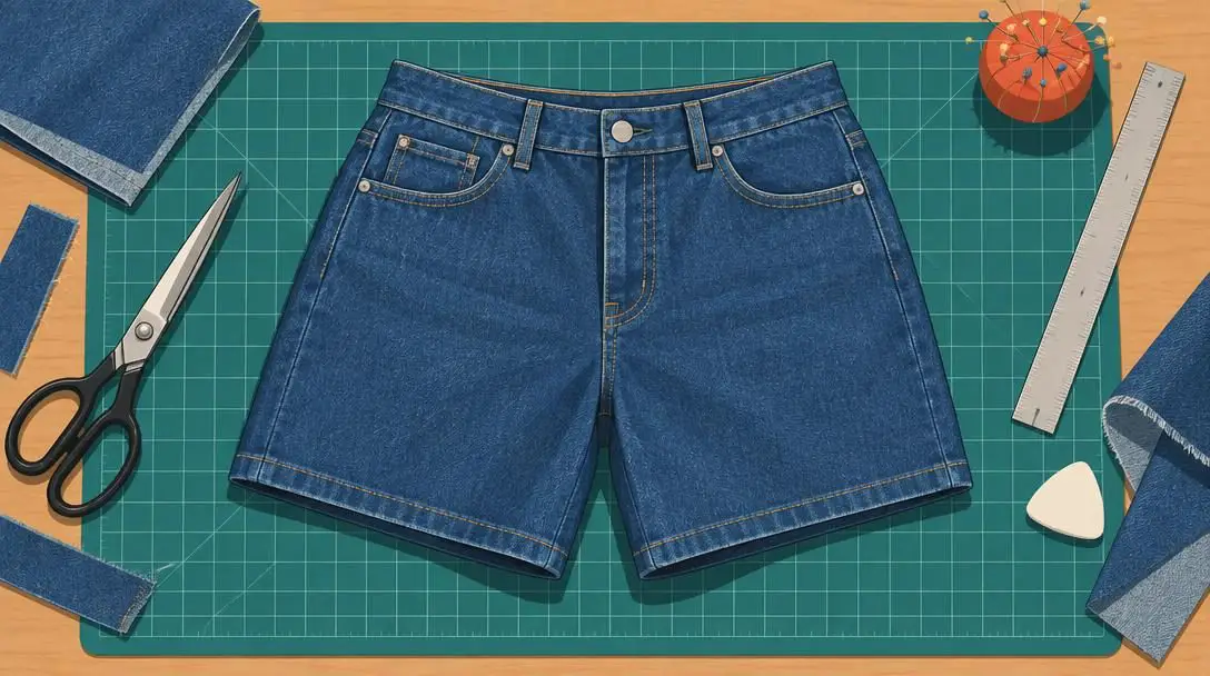 Pants and skirts cropped into casual shorts