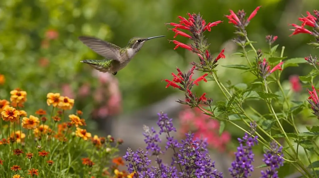 The Best Flowers for a Hummingbird Garden: Tips and Suggestions