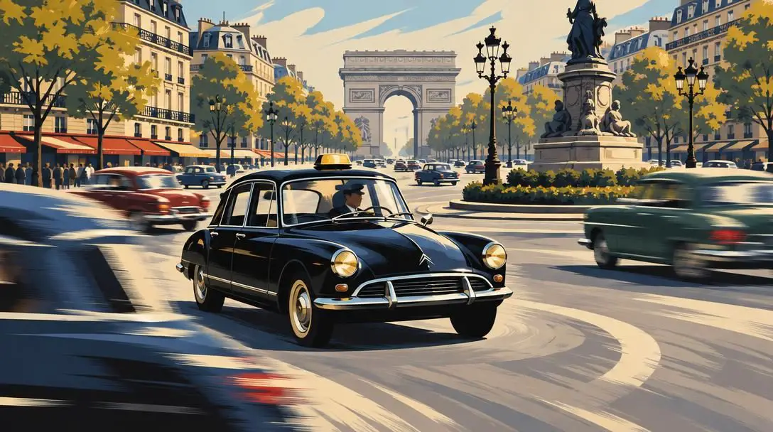 The Thrill of Parisian Traffic and Taxis