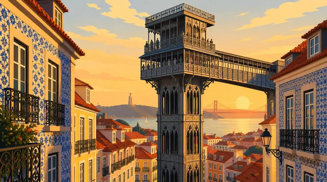 The Santa Justa Lift (Elevador de Santa Justa)