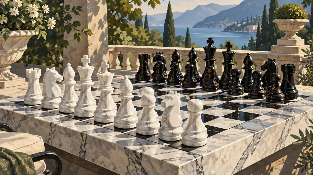 Marble and Stone Chess Sets