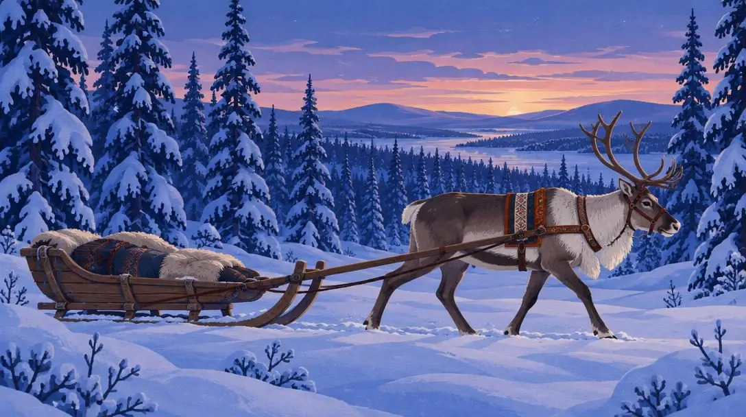 Lapland Reindeer Sled