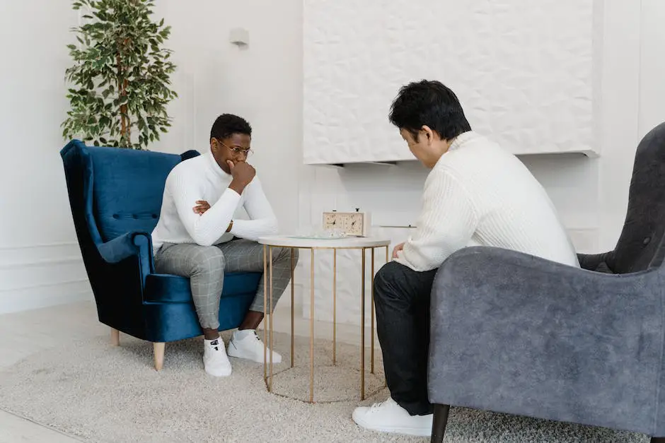 Two players sitting across from each other, with concentrated looks, playing a game of bullet chess with a chess clock in front of them.