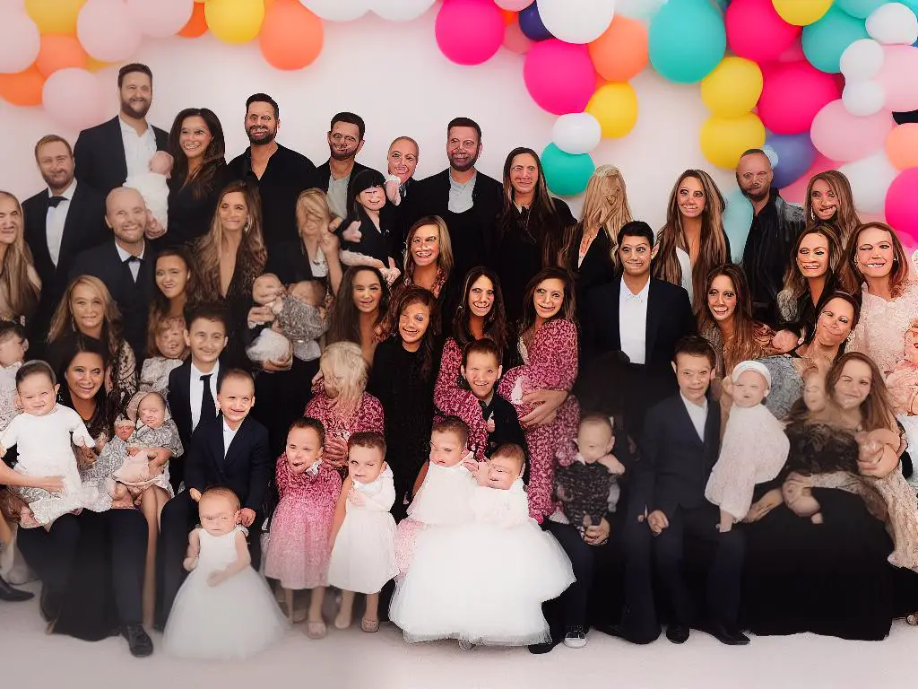 A group of celebrities celebrating their new babies through baby showers, gender reveals and other events.