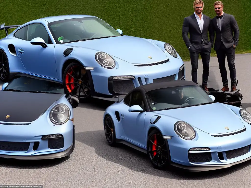 Celebrities auction off their cars to raise funds for charity or participate in charity events where they are often seen showing off their prized possessions, including the Porsche 911 GT3 RS owned by Australian actor Chris Hemsworth