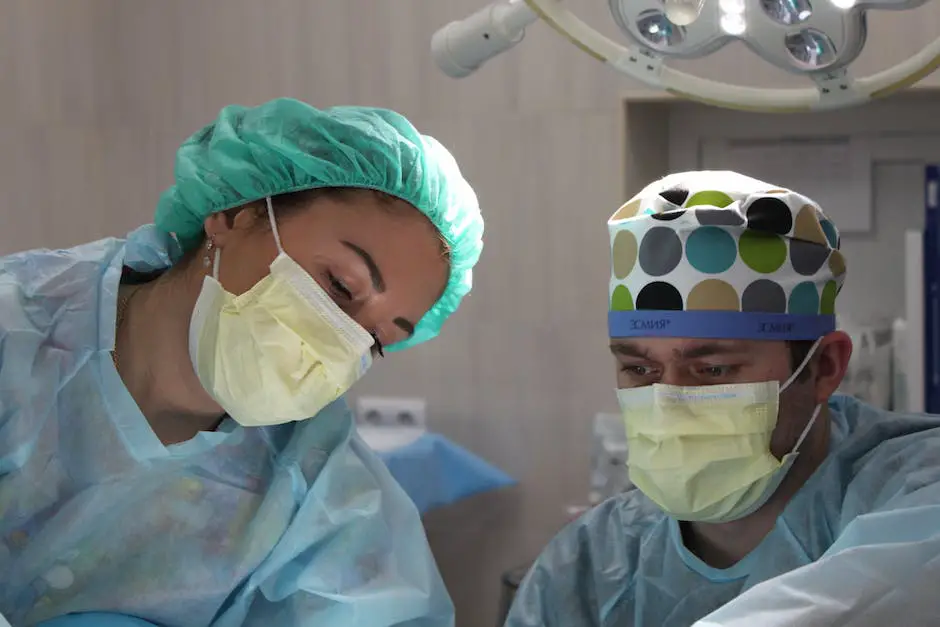 A picture of a person's face being operated on by a surgeon wearing gloves and a mask, with various surgical tools around them.