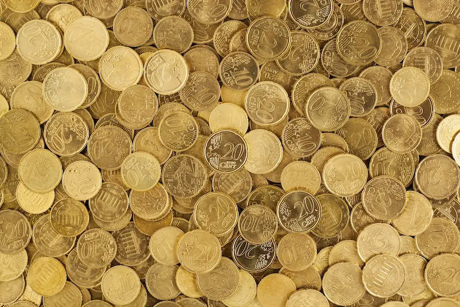 A photo of coins in a stable pyramidal form to represent stablecoins
